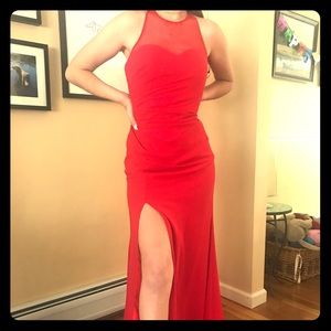Faviana Red Prom Dress